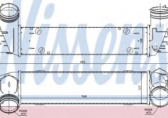 96595 NISSENS (Дания) Інтеркулер 96595 NISSENS