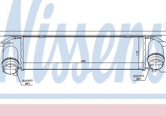 96552 NISSENS (Дания) Інтеркулер 96552 NISSENS