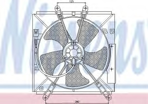 85330 NISSENS (Дания) Вентилятор 85330 NISSENS