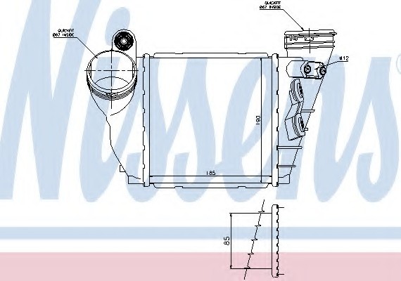 96487 NISSENS (Дания) Інтеркулер 96487 NISSENS