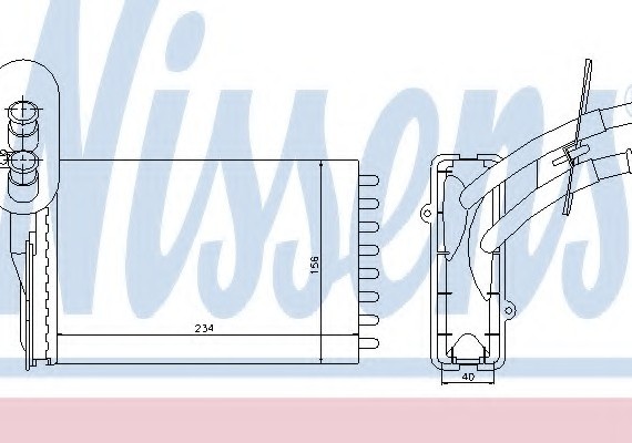 73961 NISSENS (Дания) Отопитель 73961 NISSENS