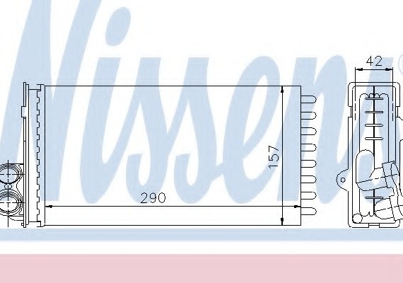 73356 NISSENS (Дания) Отопитель 73356 NISSENS