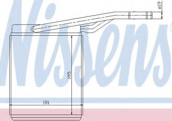 71747 NISSENS (Дания) Отопитель 71747 NISSENS