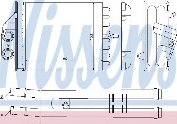 71453 NISSENS (Дания) Радіатори опалення