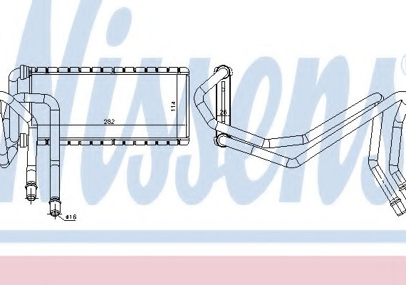 73002 NISSENS (Дания) Отопитель 73002 NISSENS