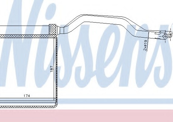 71777 NISSENS (Дания) Отопитель 71777 NISSENS