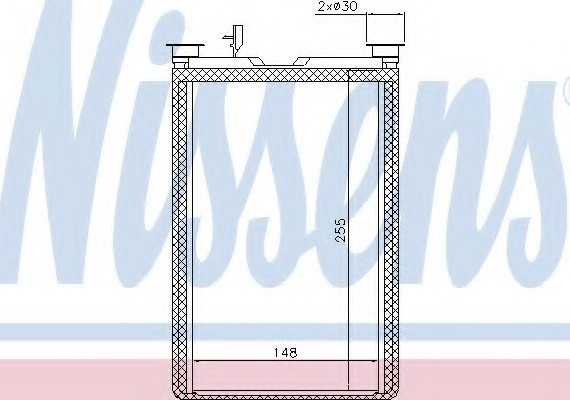 70526 NISSENS (Дания) Отопитель 70526 NISSENS