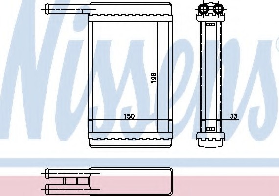 71753 NISSENS (Дания) Отопитель 71753 NISSENS