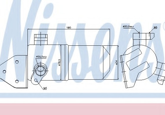 95433 NISSENS (Дания) Осушитель 95433 NISSENS