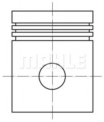 012 02 00 MAHLE Поршень 012 02 00 MAHLE