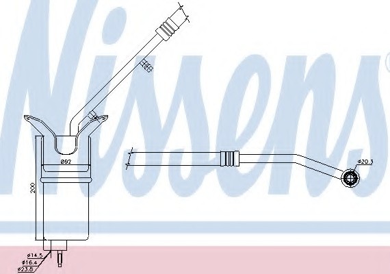 95330 NISSENS (Дания) Осушитель 95330 NISSENS