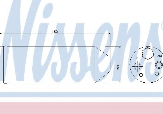 95256 NISSENS (Дания) Осушитель 95256 NISSENS