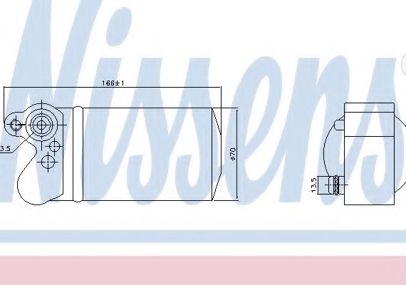 95517 NISSENS (Дания) Осушитель 95517 NISSENS