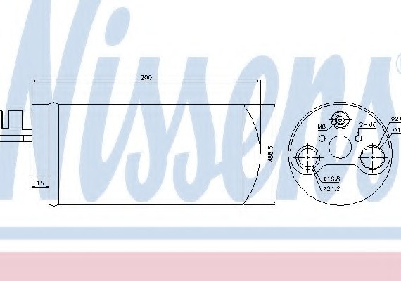 95494 NISSENS (Дания) Осушитель 95494 NISSENS
