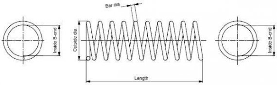 Пружина SP2267 MONROE