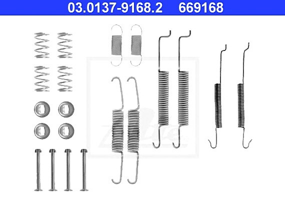 03.0137-9168.2 Ate Комплектуючі для гальмівних колодок