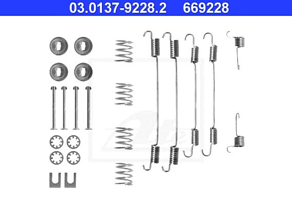 03.0137-9228.2 Ate Ремкомплект торм.кол. ATE - HAMULCE