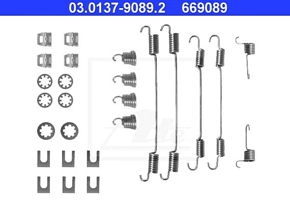 03.0137-9089.2 Ate Ремкомплект торм.кол. ATE - HAMULCE