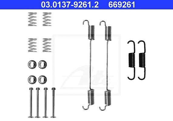 03.0137-9261.2 Ate Комплектуючі для гальмівних колодок
