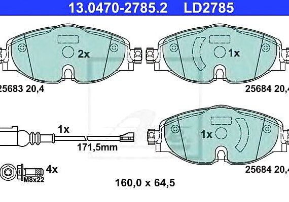 13.0470-2785.2 Ate ATE - HAMULCE