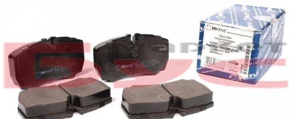 025 291 2320_колодки дисковые задние! 110x64x20 без датч. \ Iveco Daily/Citi 99> 0252912320 MEYLE