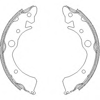 Фото 4096.00_=418SBS=361383B=FSB204 !колодки барабанные \ Honda Civic/CRX 1.3-1.6i 83-91 409600 REMSA 409600 Remsa 409600 Remsa 4096.00_=418SBS=361383B=FSB204 !колодки барабанные \ Honda Civic/CRX 1.3-1.6i 83-91 409600 REMSA