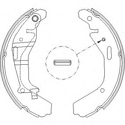 420200 Remsa 4202.00_колодки барабанные! \ Opel Agila 1.0-1.3, Suzuki Ignis/Wagon R+ 1.3-1.5 00> 420200 REMSA