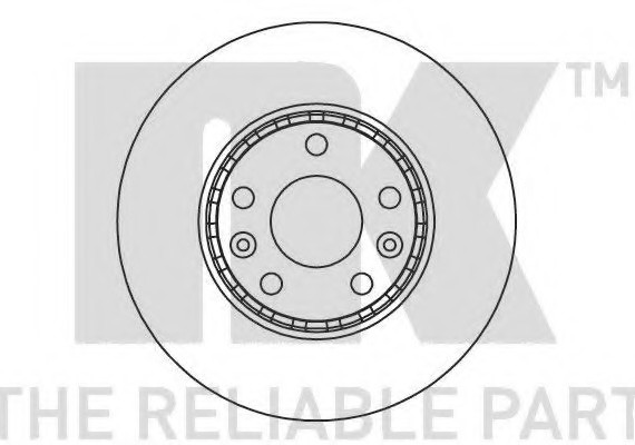 203971 NK 203971_диск тормозной передний! \ Renault Laguna/Megane/Scenic 1.4-2.0i/1.5-3.0DCi 08> 203971 NK