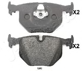 PPL00AF JAPAN КОЛОДКИ ТОРМОЗНЫЕ ДИСКОВЫЕ ЗАДН BMW X5 E53 ALLX3 ALL, LAND ROVER RANGER ALL 02 PPL00AF JAPANPARTS