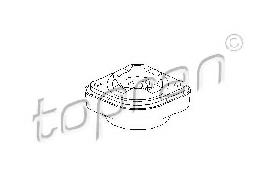 107990 TOPRAN (Germany) ПОДУШКА КОРОБКИ Передач ПРАВАЯ AUDI A4 01.95-09.01, VW PASSAT 10.96-05.05 1.6-2. 107990 TOPRAN