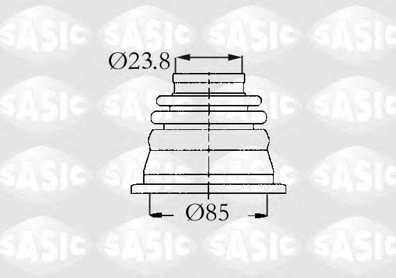 4003419 SASIC Пыльник приводного вала