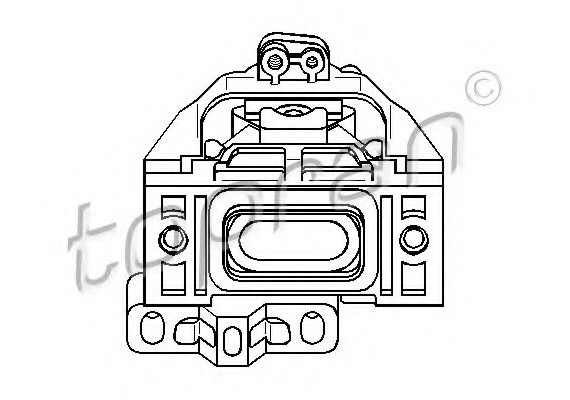 107977 TOPRAN (Germany) 107977hp-755 подушка двс правая! \ \ audi a3,vw golf/bora 1.8-1.9sdi 96> 107977 HANS PRIES