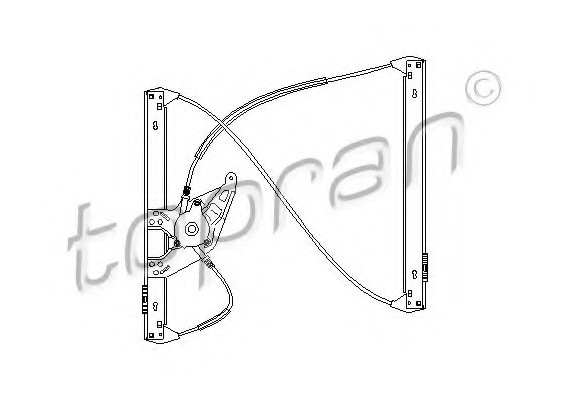 110452 TOPRAN (Germany) Стеклоподемник пер. двери