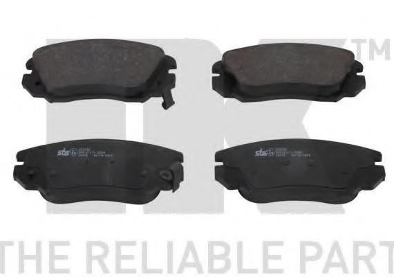 Фото гальмівні дискові колодки, комплект 223640 NK 223640 NK Гальмівні дискові колодки, комплект