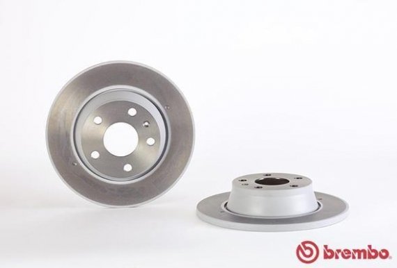 08976911 BREMBO (Германия) 08.9769.11_к-кт дисков тормозных задних! \ Audi TT 1.8-2.0TFSi/2.0TDi 06> 08976911 BREMBO