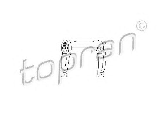 107293 TOPRAN (Germany) Вилка,система зчеплення