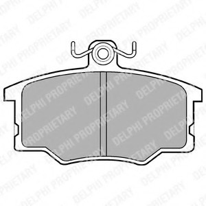 LP179 DELPHI LP179_!колодки дисковые п. \ Audi 801.6-2.0/1.6D 76-86, Volvo 340-360 82-91 LP179 DELPHI