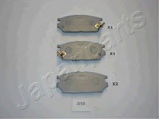 Фото колодки тормозные дисковые задн mitsubishi space wagon 2.0gdi2.4gdi 98 pp510af japanparts PP510AF JAPAN PP510AF JAPAN КОЛОДКИ ТОРМОЗНЫЕ ДИСКОВЫЕ ЗАДН MITSUBISHI SPACE WAGON 2.0GDI2.4GDI 98 PP510AF JAPANPARTS