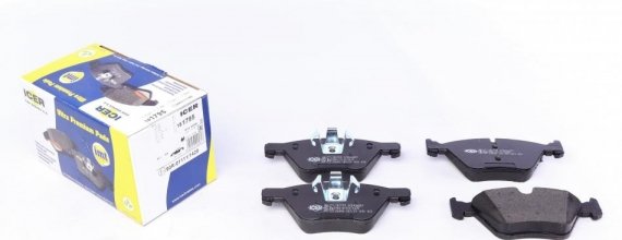 181795 ICER 181795_колодки дисковые передние! \ BMW E81/82/87/88/90/92 2.0-3.0i/2.0D 04> 181795 ICER