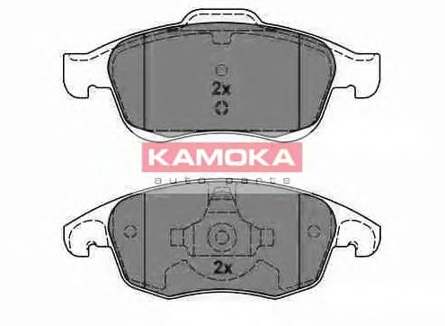 JQ1013942 KAMOKA (Польша) КОЛОДКА ТОРМОЗНАЯ CITROEN BERLINGO 08-C4 PICASSO 07-PEUGEOT PARTNER 08- JQ1013942 KAMOKA