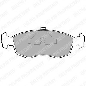 LP587 DELPHI Lp587_!колодки дисковые п. ford scorpio 1.8-2.5td85-94sierra 1.6-2.3d 87-93 LP587 DELPHI