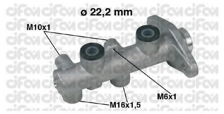202345 CIFAM 202-345_[585101C000] !гл. торм. цил. \ Hyundai Getz 1.1/1.3/1.6 &16V 9.02> 202345 CIFAM