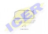 180462_колодки дисковые передние ! \ Toyota Camry 82-88/Carina 1.6-2.0D <98 180462 ICER
