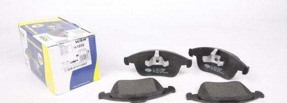181856 ICER 181856_колодки дисковые передние ! \ Renault Megane/Laguna 1.5-2.0i/DCi 07> 181856 ICER
