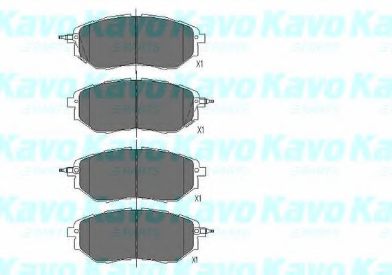KBP8020 KAVO (Нидерланды) Колодки тормозные SUBARU LEGACY/OUTBACK/TRIBECA 2.0-3.6 03- передние KBP8020 KAVO PARTS
