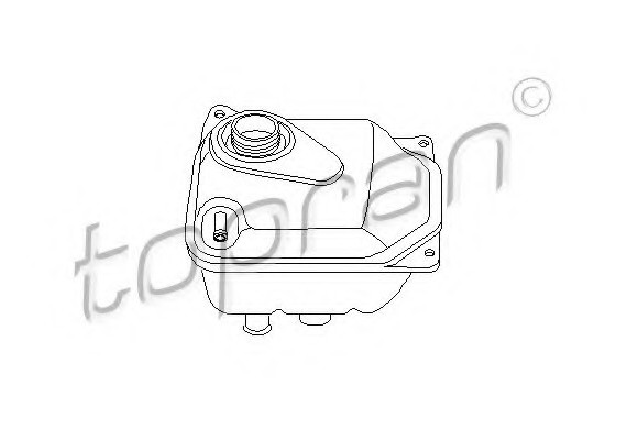 103727 TOPRAN (Germany) 103727hp-755 бачок расширительный! \ \ audi 100/a6 1.6-2.5tdi 91-97 103727 HANS PRIES
