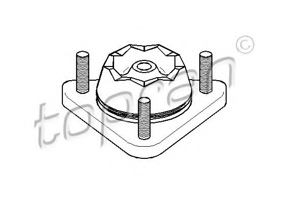 301403 TOPRAN (Germany) Опора амортизатора