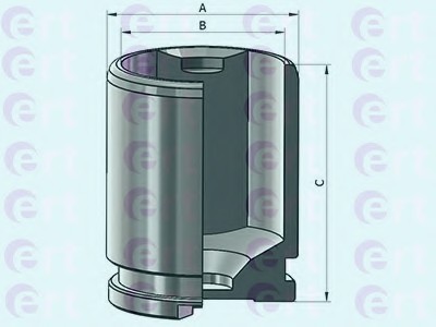 Поршень суппорта Audi A6 (C6), Q3 (8U) 1.4-4.2 (04-) d=41mm (TRW) 151175-C 151175C ERT