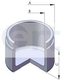 150556C ERT Поршень тормозного суппорта D45 TOYOTA: LAND CRUISER J12 4.0, 3.0 D-4D 03- 150556C ERT