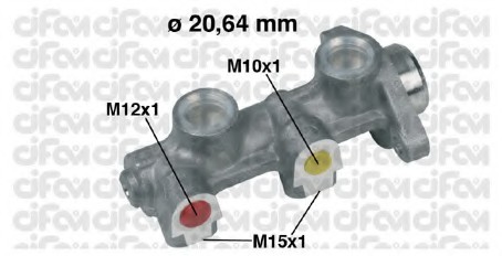 202-184_=T2058 [3492175] !главн. торм. цил. \ Opel Kadett/Ascona <88г. 202184 CIFAM